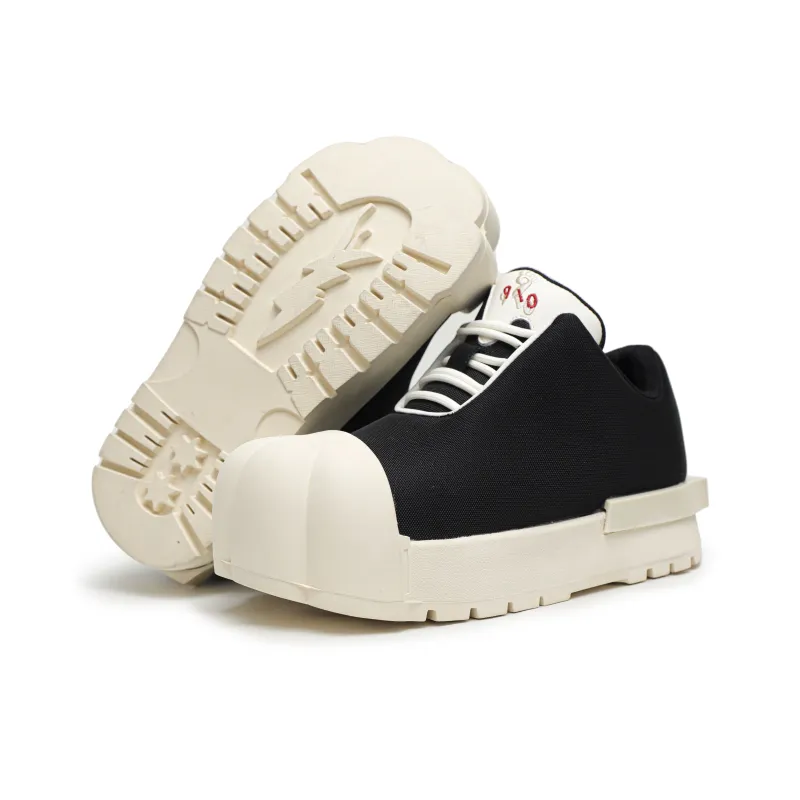 ACEMICKY Cushioning, Slip Resistant, And Abrasion Resistant Low Top Casual Shoes Men's Black-4