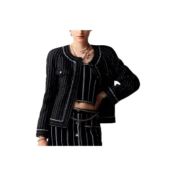 CHANEL 23 Spring Summer Tank Top Women's Black