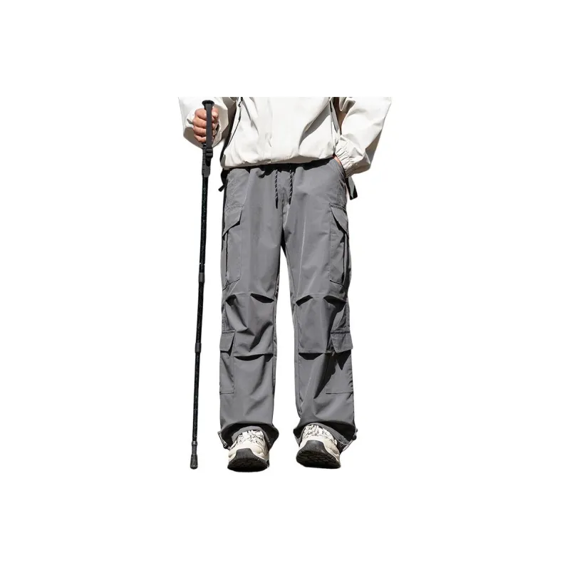 Mulinsen Casual Pants Unisex Stone Gray-0