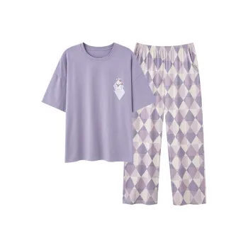 FENTENGCARE Pajama Set Women's Violet