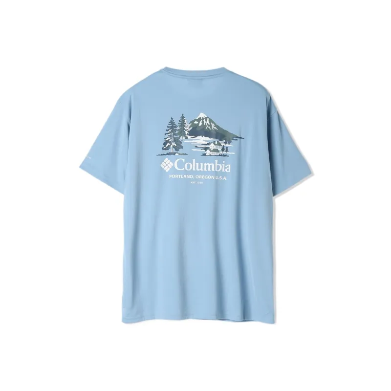 Columbia T Shirt Men's Blue 431-1