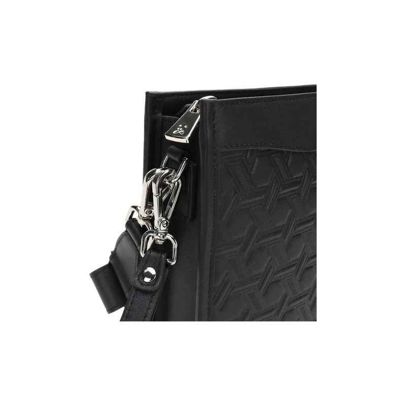 CANUDILO Cow Leather Clutch Regular Men's Black-2