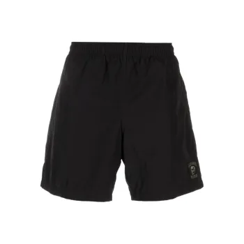 Alexander McQueen Logo Embroidered Technical Swimshorts