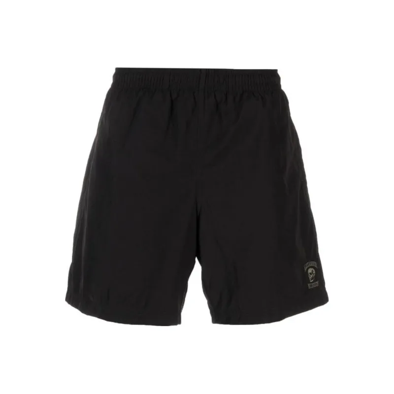 Alexander McQueen Logo Embroidered Technical Swimshorts-0