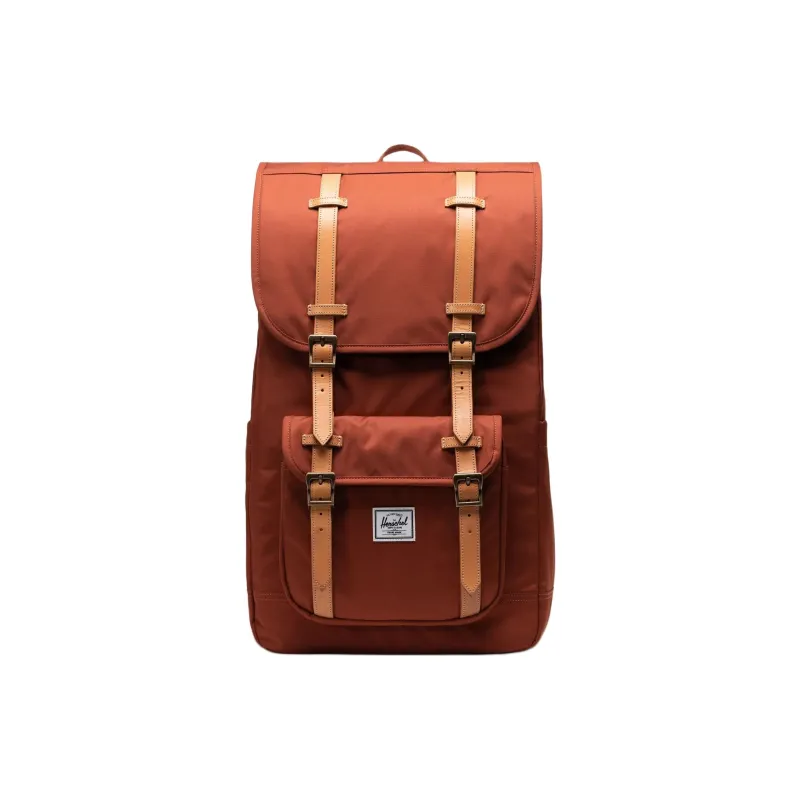 Herschel Little America Little America Series Recycled Polyester Backpack Unisex Brick Red-0