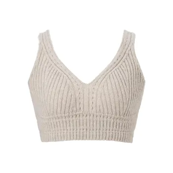 Mame Kurogouchi X UNIQLO X Mame Kurogouchi Tank Tops Women's Light Beige