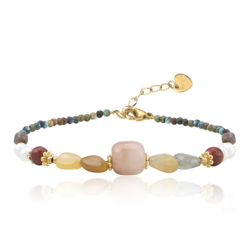 AJIDOU Turquoise Bracelets Women's-0