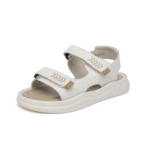 GEMEIQ Beach Sandals Women's Beige Green