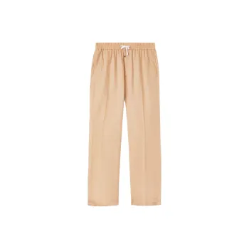Loro Piana SS24 Casual Pants Men's Ginseng Light Yellow