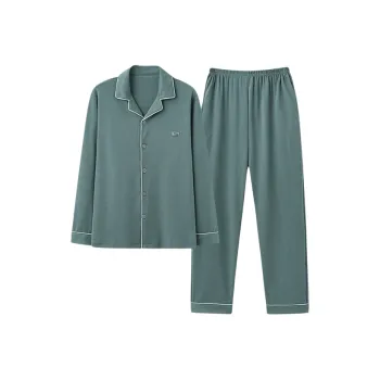 H YXIANG Pajama Set Men's Twilight Green