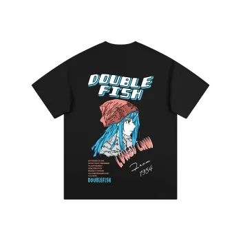 DOUBLEFISH Short Sleeved T Shirts Unisex