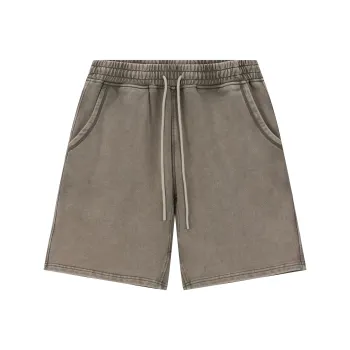 THE SALVAGES FASHION CLUB Casual Shorts Unisex Washed Gray