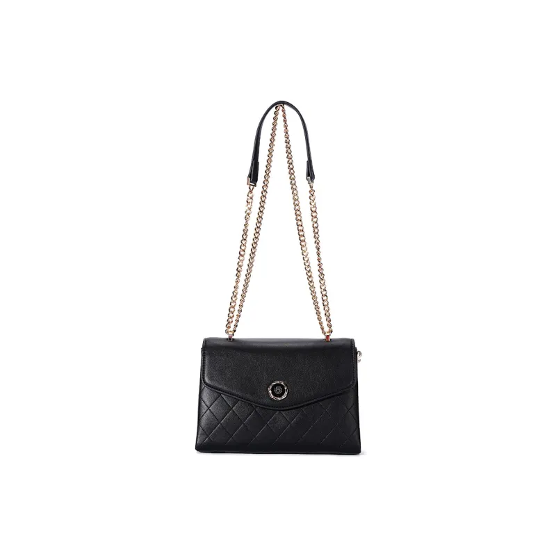 Dubaolu Polyurethane Envelope Bag, Shoulder Bag, Crossbody Bag Medium Size Women's Gray White/Ecru/Black-8