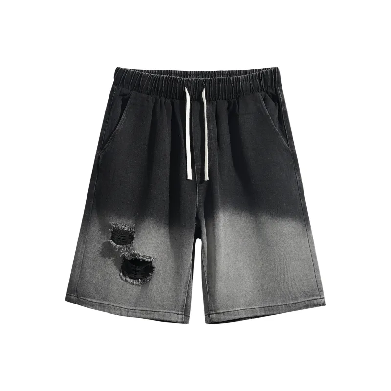 ZMOH Denim Shorts Unisex Couple's-14