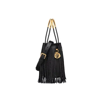 DIOR Sheepskin Bucket Bag, Shoulder Bag, Crossbody Bag, Handbag Mini Women's Black