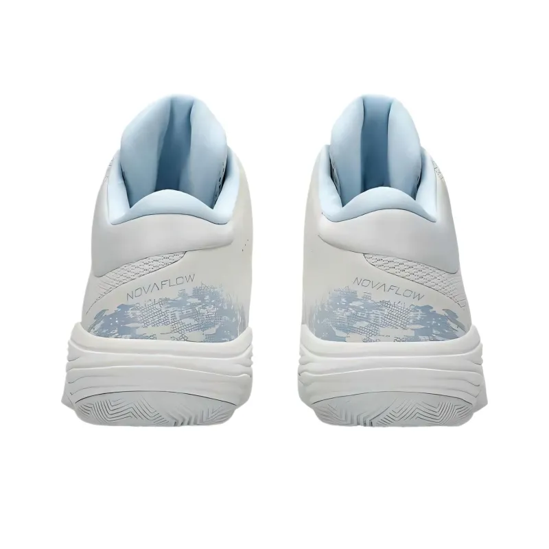 Asics Nova Flow 2 Mid Top Basketball Shoes Men's White-4