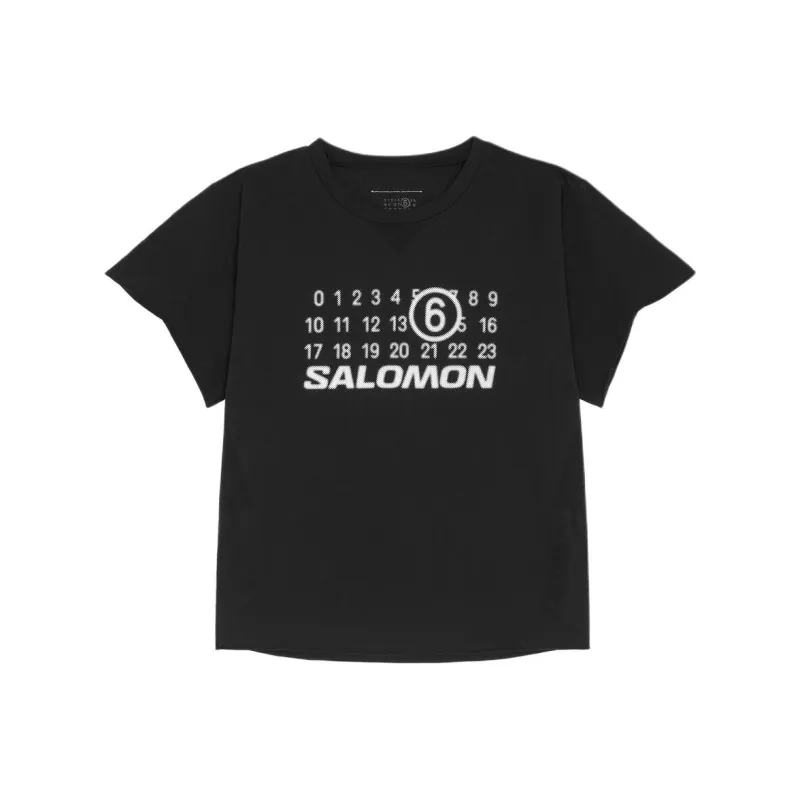 MM6 Maison Margiela X Salomon X Salomon Logo print T Shirt-0
