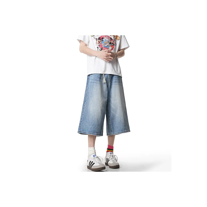 HOKLV Denim Shorts Unisex-2