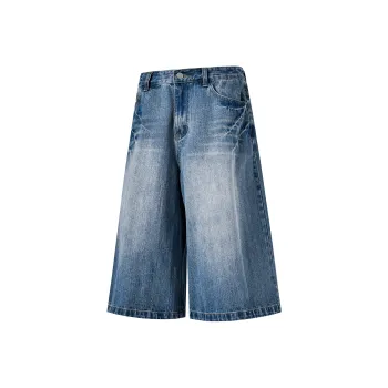 ICH MODE Denim Shorts Unisex Blue