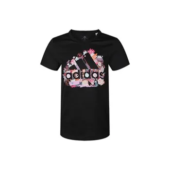 Adidas Set in Sleeve T Shirt Women's Black