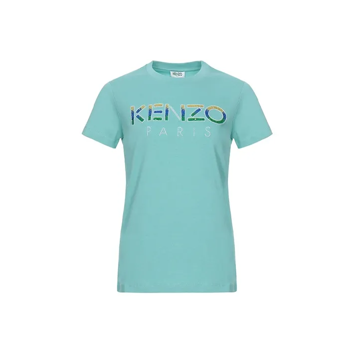 KENZO T Shirts Women's Turquoise-0