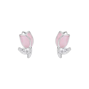 SECU 999 Fine Silver Stud Earrings Women's