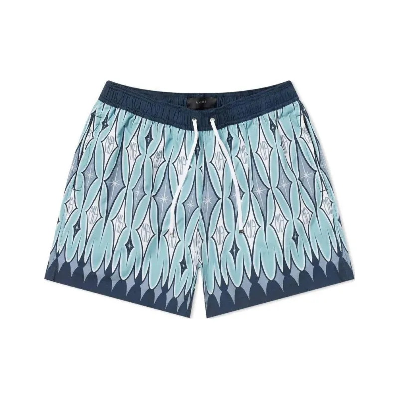 AMIRI Casual Shorts Men Blue-0