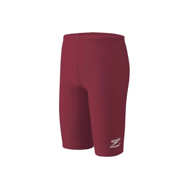 Speedo Solid Youth Jammer Red Swimming Shorts Men's-6