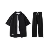 Set (Black Top+Black Pants)