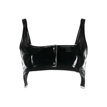 COURREGES Patent Garter Top