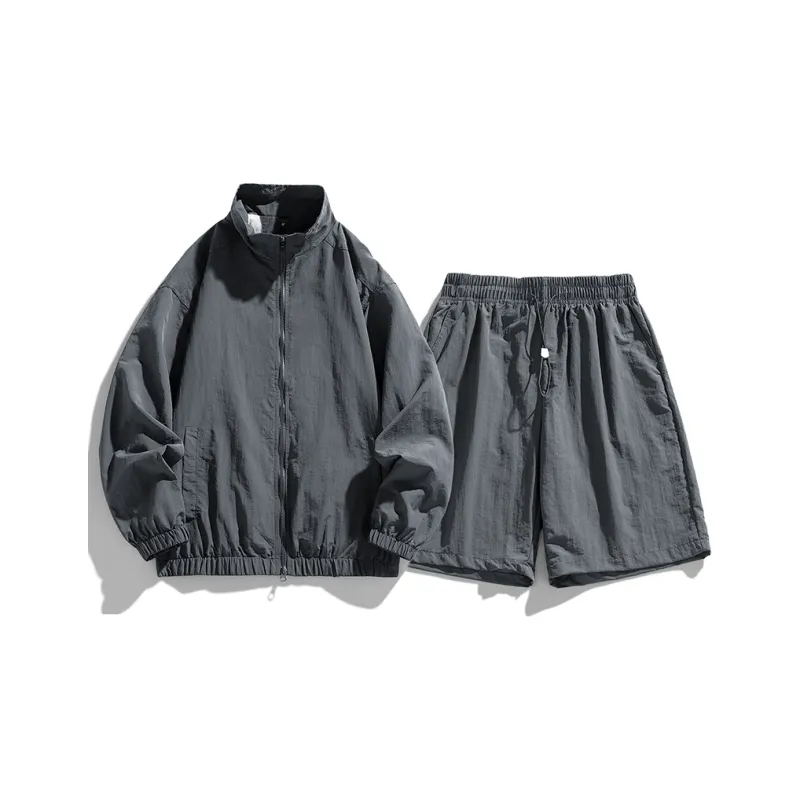 GOOSELIAR Coat, Shorts, Pants Three Piece Set Unisex-41