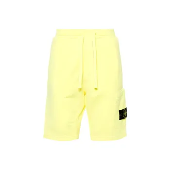 STONE ISLAND Compass badge Cotton Track Shorts