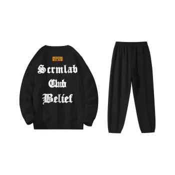 SCRM Straight Set Spring And Autumn Unisex