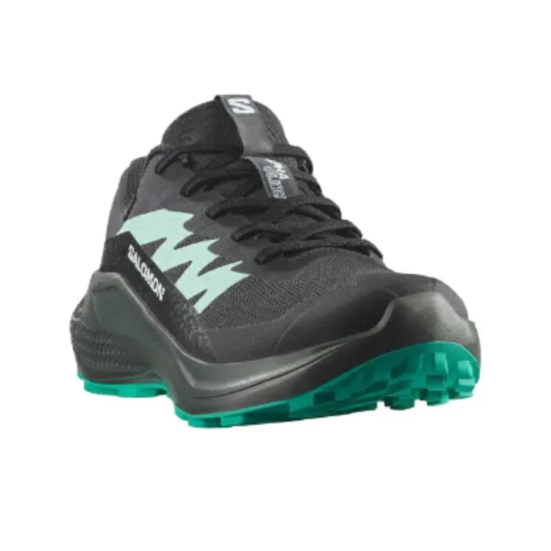 SALOMON ALPHAGLIDE Anti Slip Wear Resistant Low Top Running Shoes Men's Black Green-2