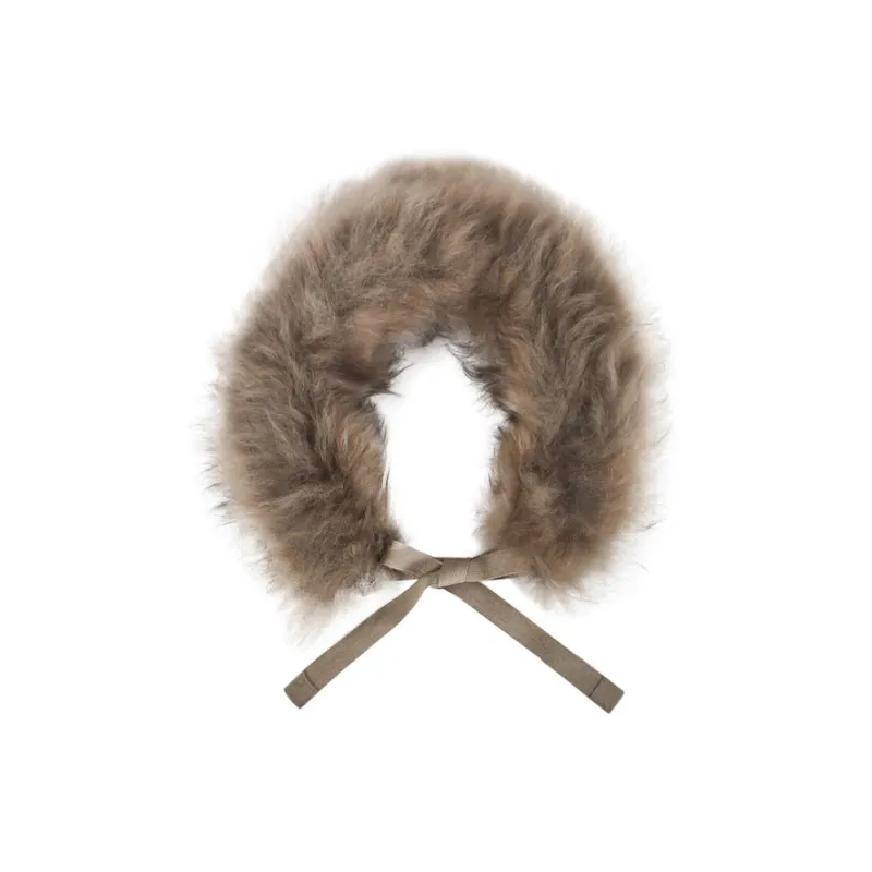 MaxMara Sheepskin Scarves Women's Camel-2
