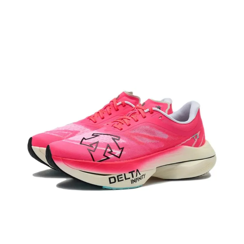 DESCENTE Delta Pro EXP V2 Anti Slip Wear Resistant Low Top Running Shoes Unisex Pink-1