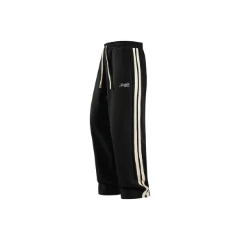 Small Columns Under The Sea Casual Pants Unisex Black