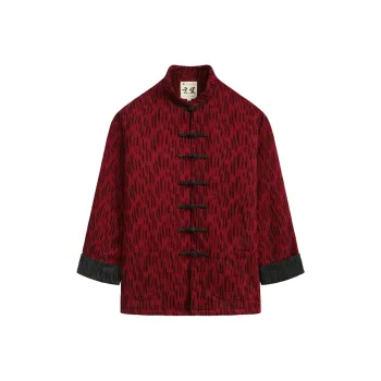 XUANSHENG Puffer Jacket Men's Burgundy