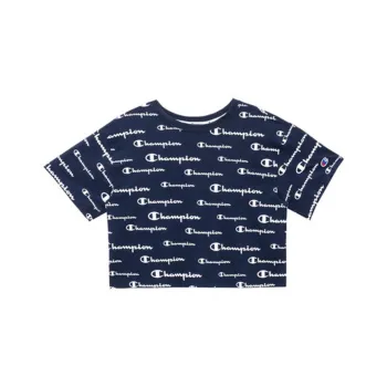 Champion T-Shirt Women's Navy Blue Japan Version