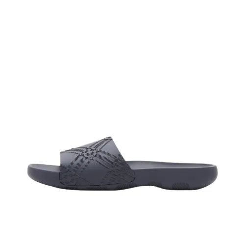 Burberry Slide Slippers Men's Gray