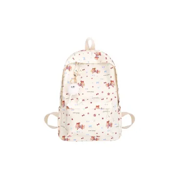 Kaka Tree Nylon Backpack Regular Women's Multicolor
