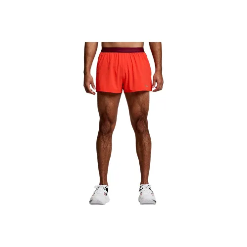 Saucony Outpace 2.5' Split Short Casual Shorts Men's Orange