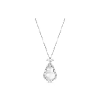 KING TAI SANG Natural Chalcedony Necklaces Women's