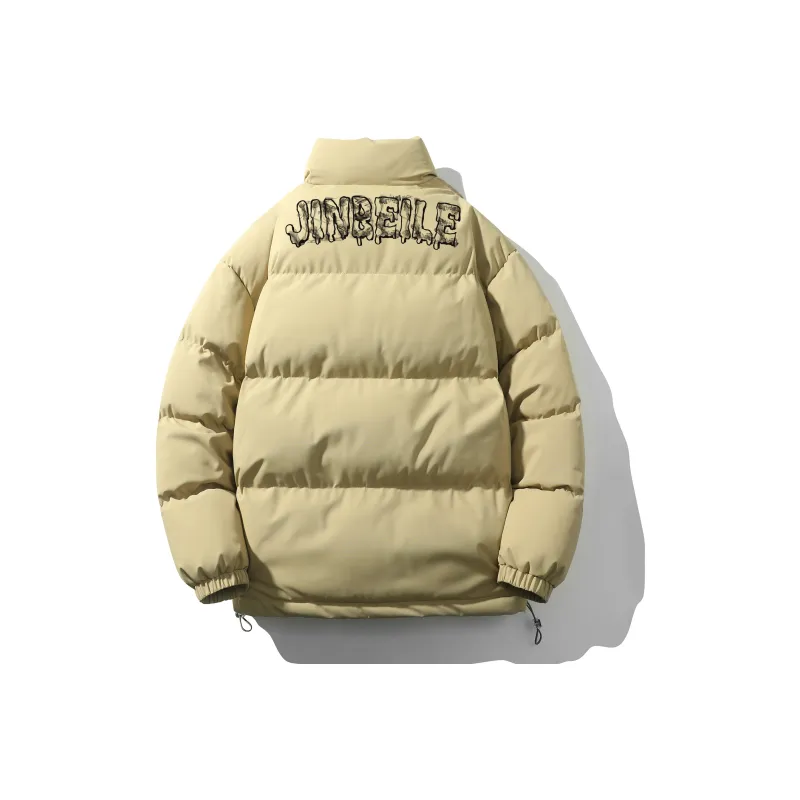 JINBEILE Puffer Jacket Unisex Dark Blue-2