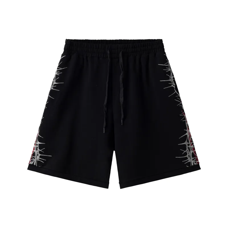 PILOTDRAGON Drawstring Knee Length Pants Shorts Unisex-0