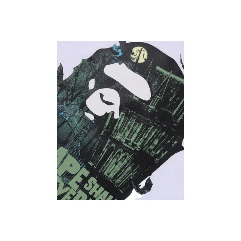Bape Halloween Bape Mansion Ape Head Tee-3
