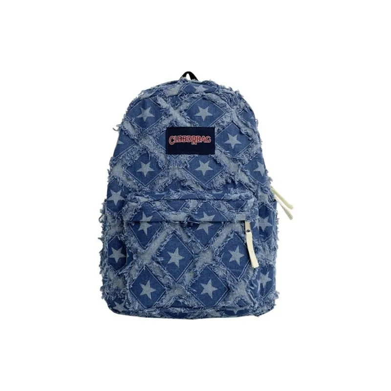 ZOGA Denim Backpack Unisex Royal Blue/Blue/Light Blue-3