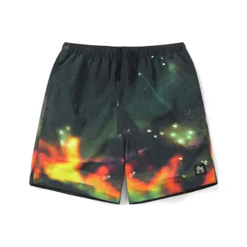 Thisisneverthat SS24 Flame Jogging Short Black Casual Shorts Unisex Black