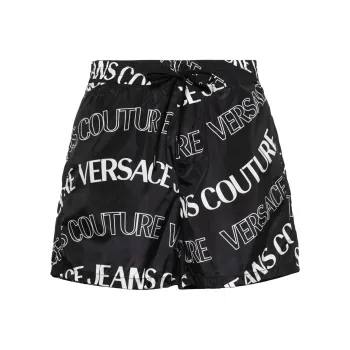 VERSACE JEANS COUTURE SS24 Swimming Shorts Men's Black