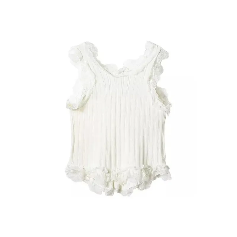 Tank Top Women's Pure White Color-1